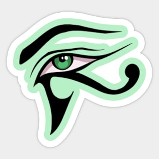 eye of horus color Sticker